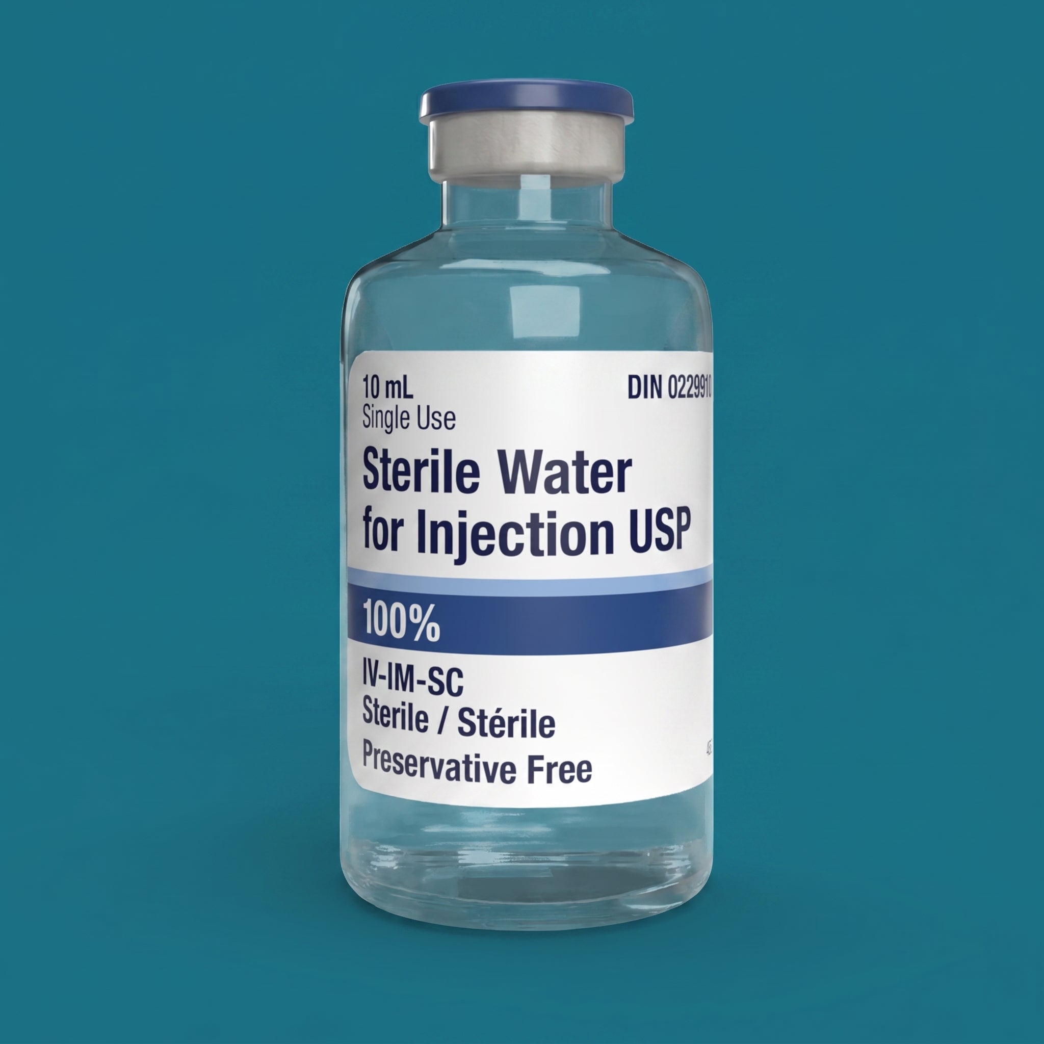 Agua estéril para inyección USP 10 ml